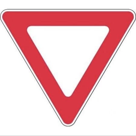 Accuform SAFETY SIGN YIELD 36 in  X 36 in  HIGH FRR379HP